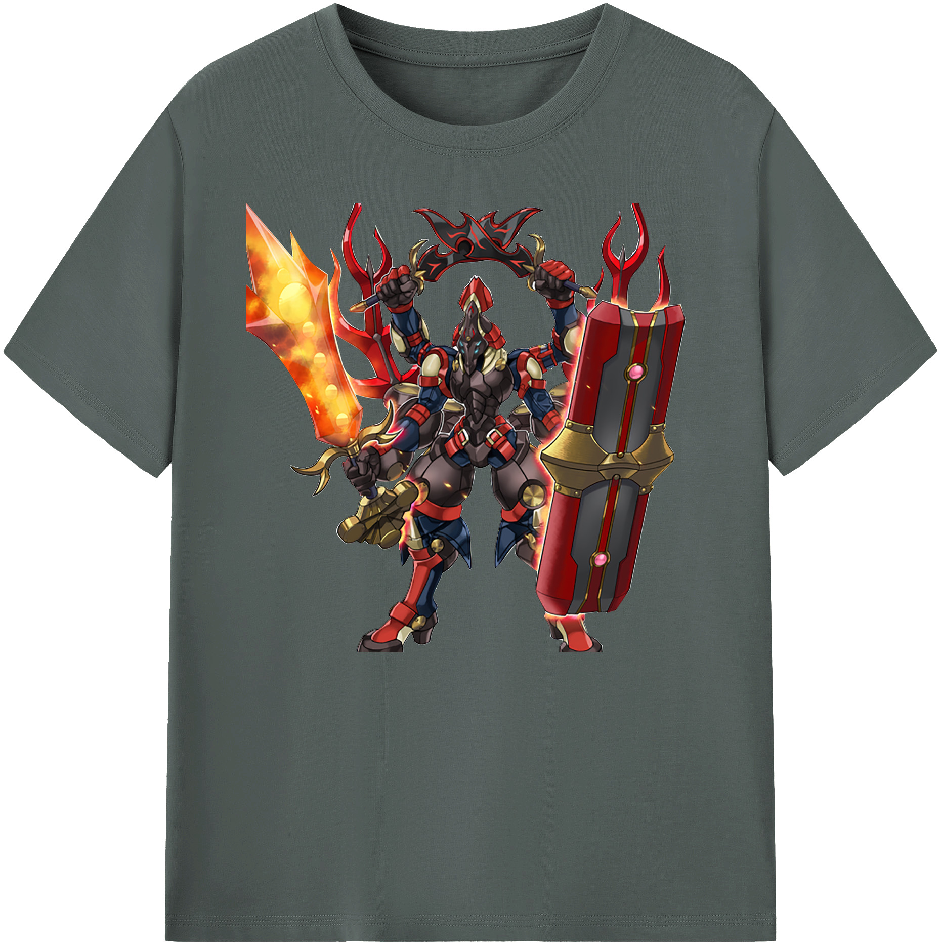 （画像用） 遊☆戯☆王 Yu-Gi-Oh! 綿100％ メンズ半袖Tシャツ｜肌触りやわらか＆通気性